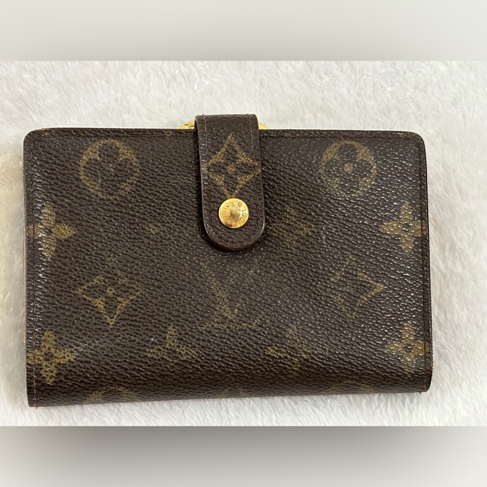 LOUIS VUITTON MONOGRAM PORTE MONNAIE BILLETS VIENNOIS BIFOLD KISSLOCK WALLET - Picture 2 of 13